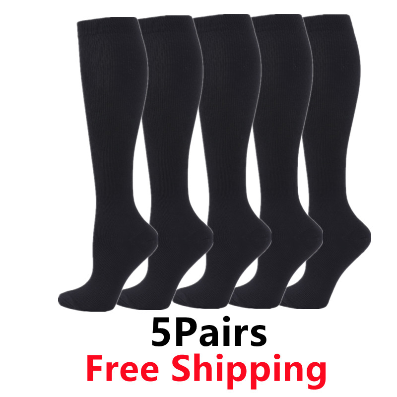 Compression Sock Medical - 5 paire/pack chaussettes de Compression hommes