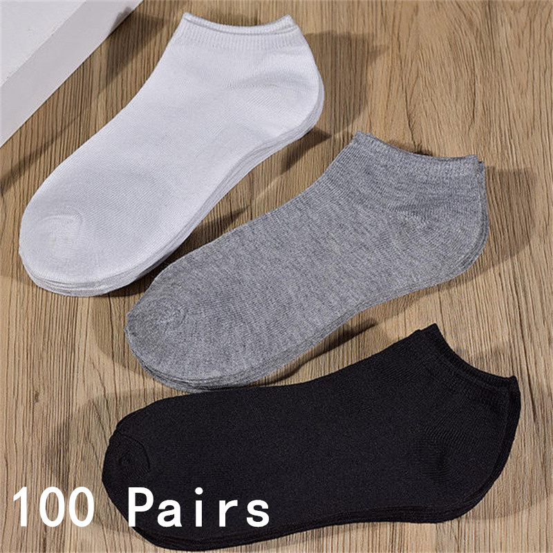 Ankle Sock Low Cut - Lot de 50/100 paires de chaussettes