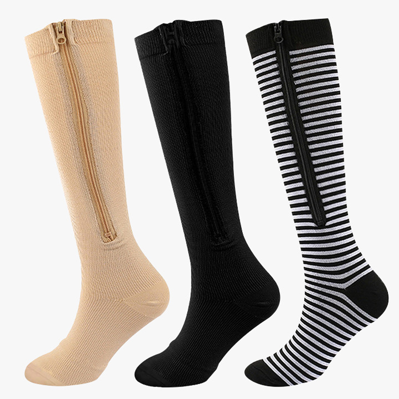Compression Sock Medical - Chaussettes de compression à fermeture éclair