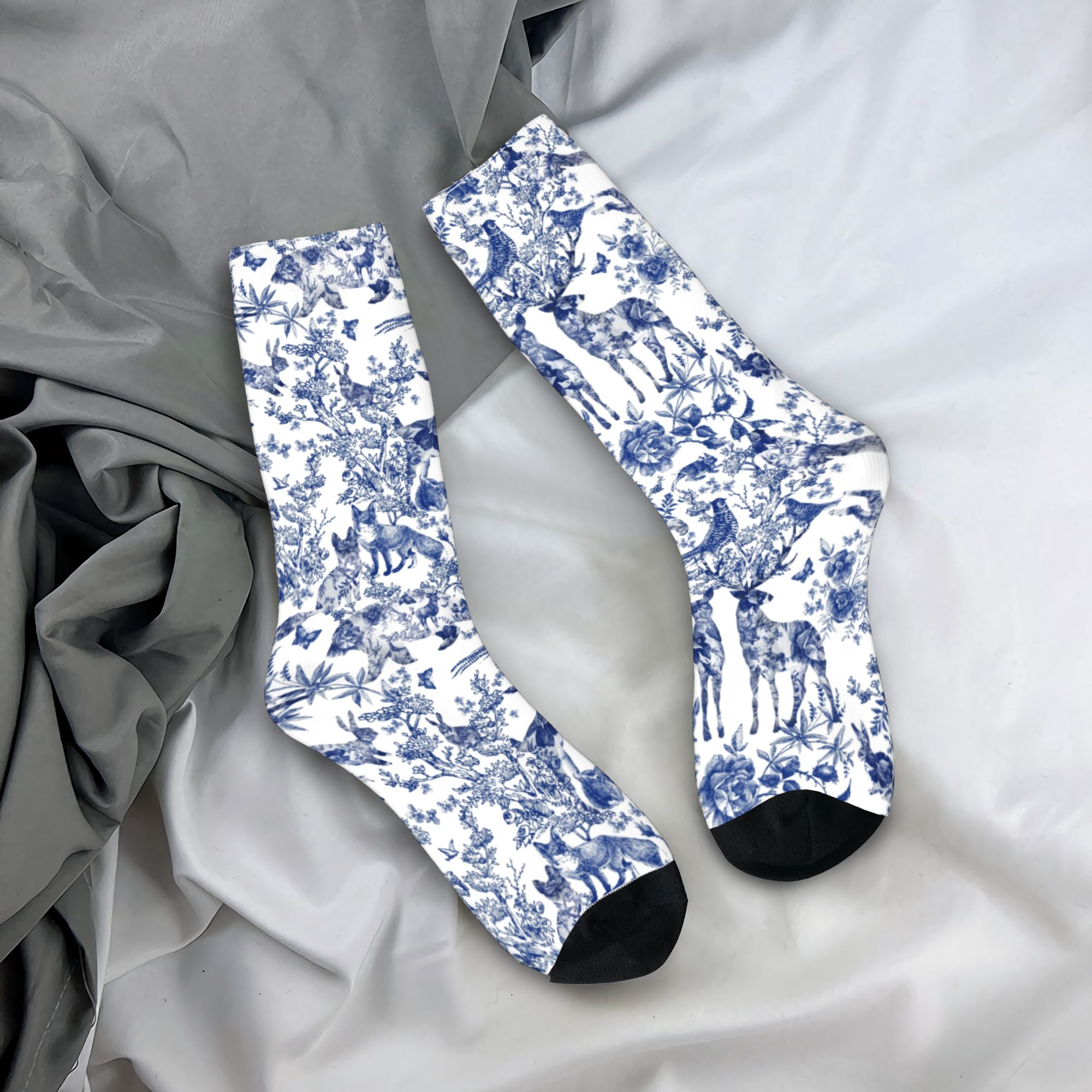 Dress Sock Men - Chaussettes personnalisées vintage en toile de