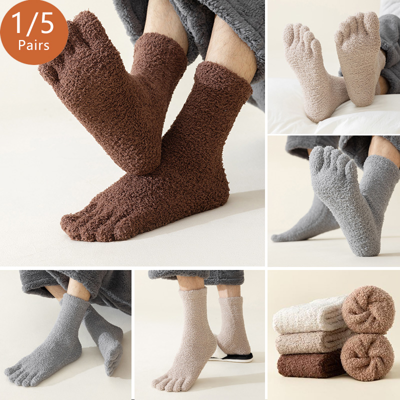 Thermal Sock Winter - 1/5 paires hommes chaussettes thermiques hiver