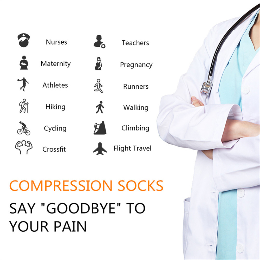 5 paire/pack chaussettes de Co - Compression Sock Medical avis et prix