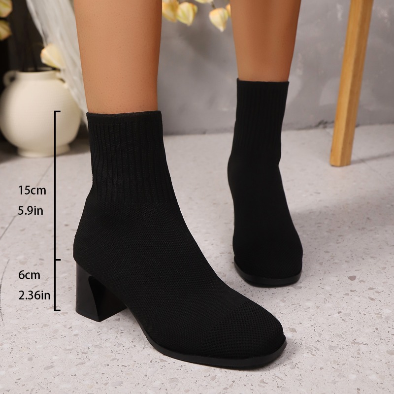 Bottines tricotées à talons ha - No Show Sock Women avis et prix