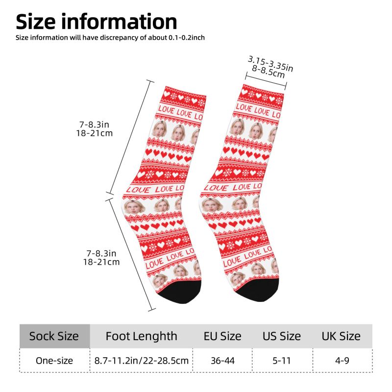 Noël personnalisé visage Photo - Dress Sock Men avis et prix