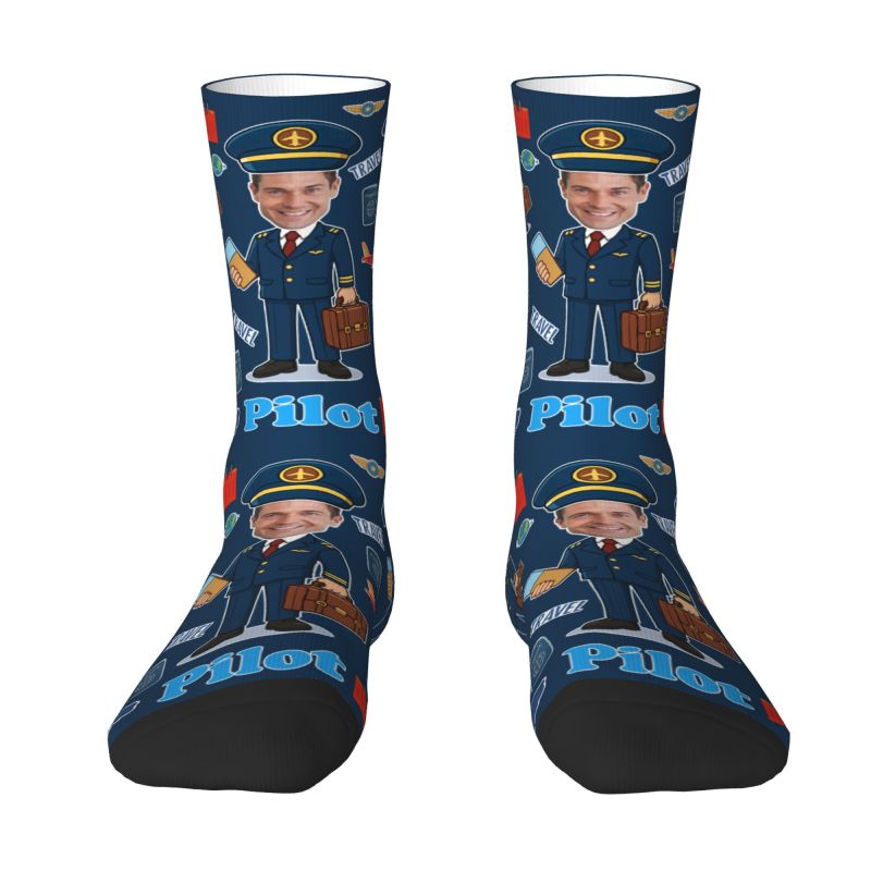 Nouveauté hommes drôle pilote  - Dress Sock Men avis et prix
