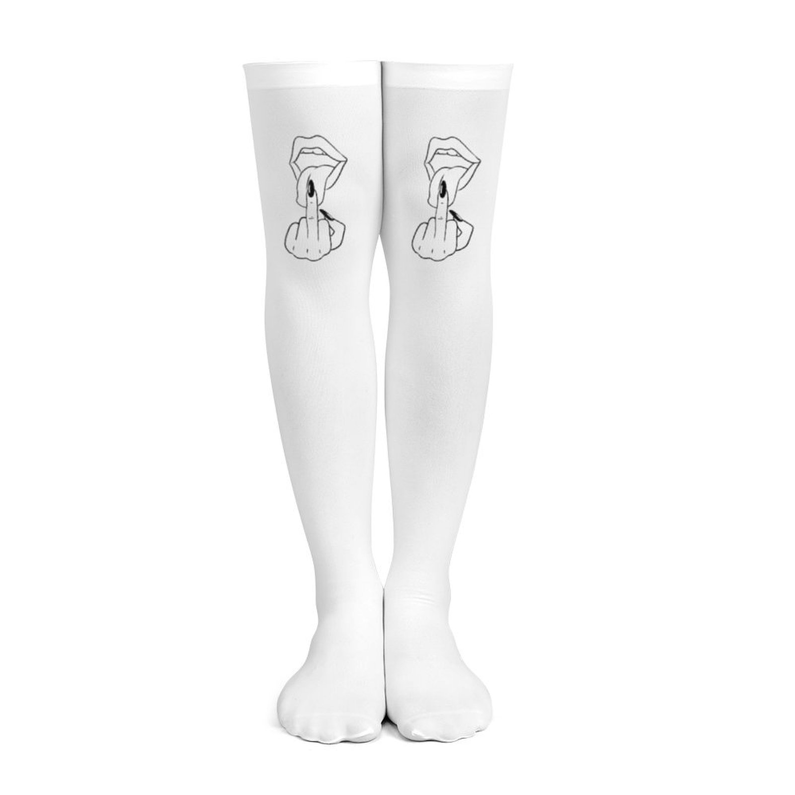 Chaussettes blanches pour femm - Knee High Sock Women avis et prix