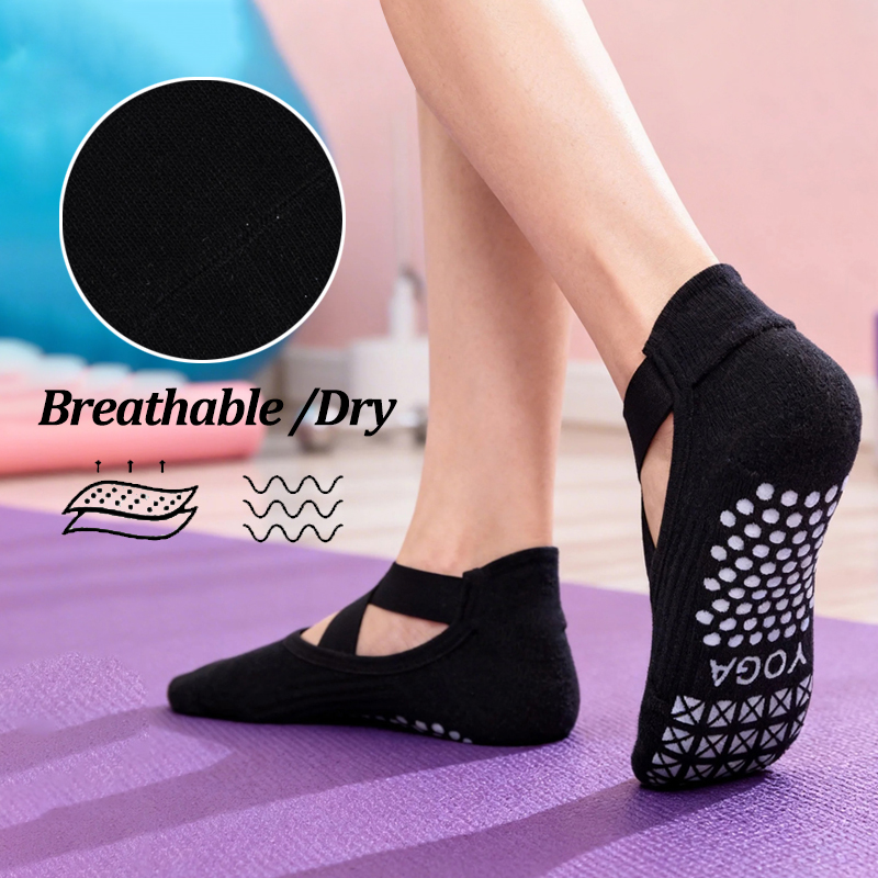 Chaussettes de yoga antidérapa - No Show Sock Women avis et prix