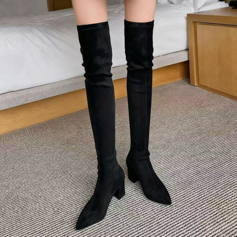 Bottes Sexy pour femmes, bout  - Knee High Sock Women avis et prix
