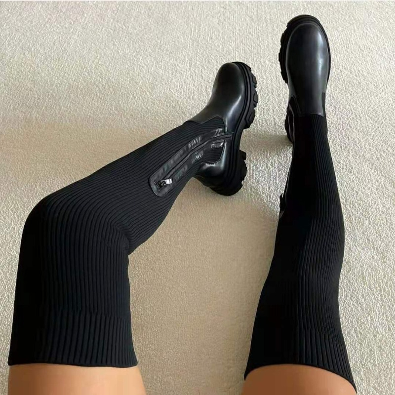 2025 chaussures d'hiver femmes - Knee High Sock Women avis et prix
