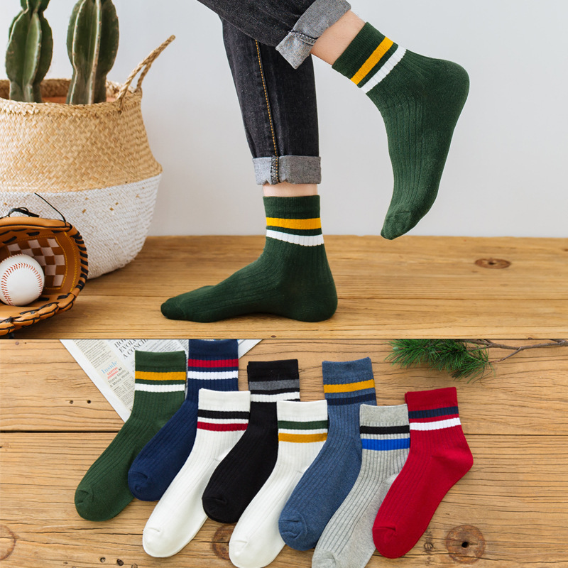 Chaussettes en coton pour homm - Cotton Crew Sock Pack avis et prix