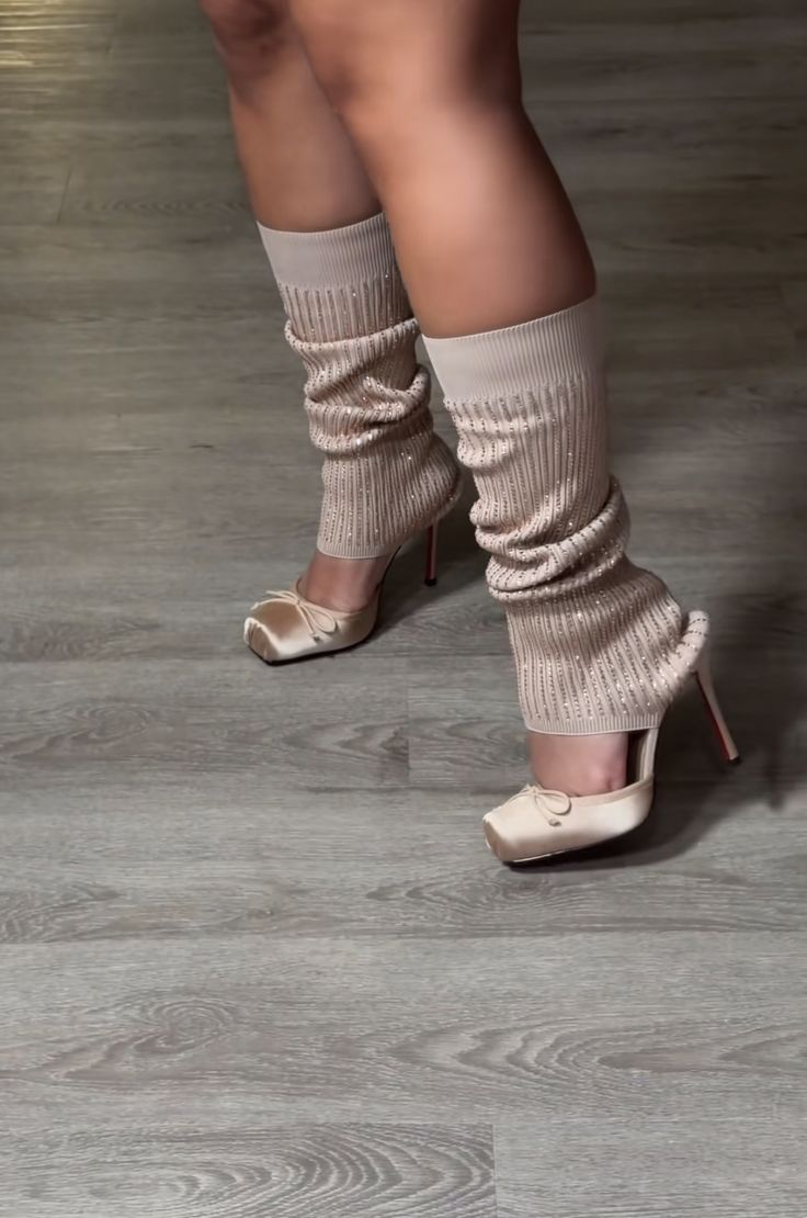 Sandales bottes chaussettes po - Knee High Sock Women avis et prix